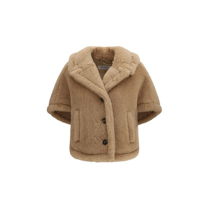 Max Mara Beige Alpaca Vicugna Pacos Coat