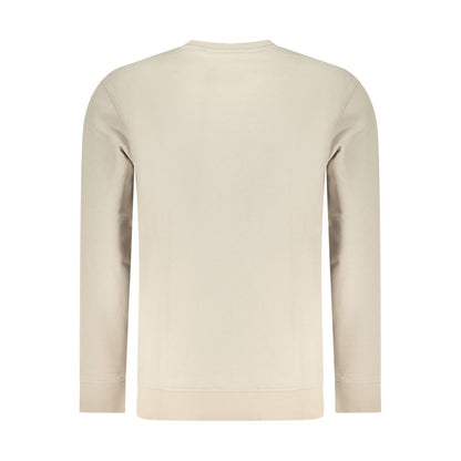 Hugo Boss Beige Cotton Men Sweatshirt