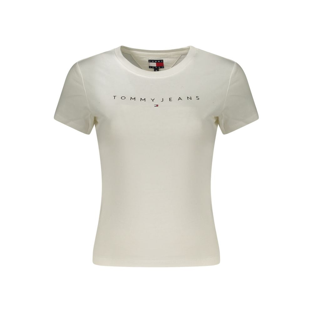 Tommy Hilfiger White Cotton Women T-Shirt