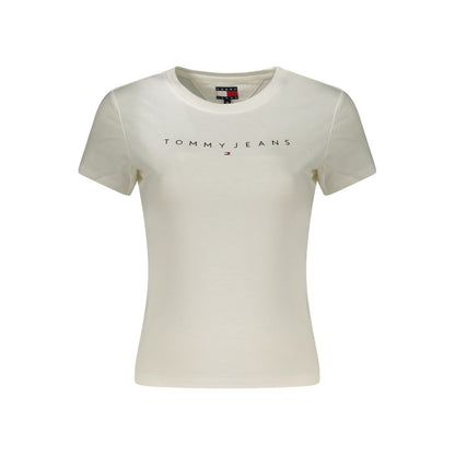 Tommy Hilfiger White Cotton Women T-Shirt