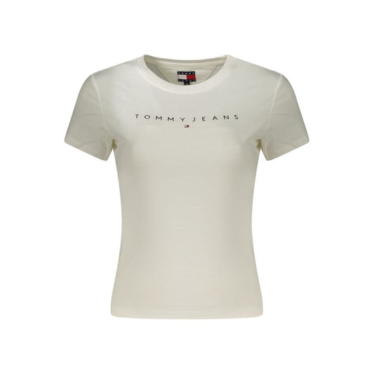 Tommy Hilfiger White Cotton Women T-Shirt