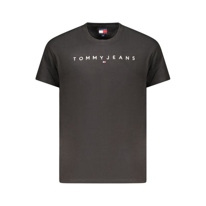 Tommy Hilfiger Black Cotton Men's T-Shirt