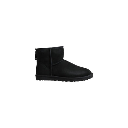 UGG Black Suede Leather Ankle Boots