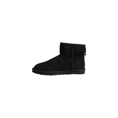 UGG Black Suede Leather Ankle Boots