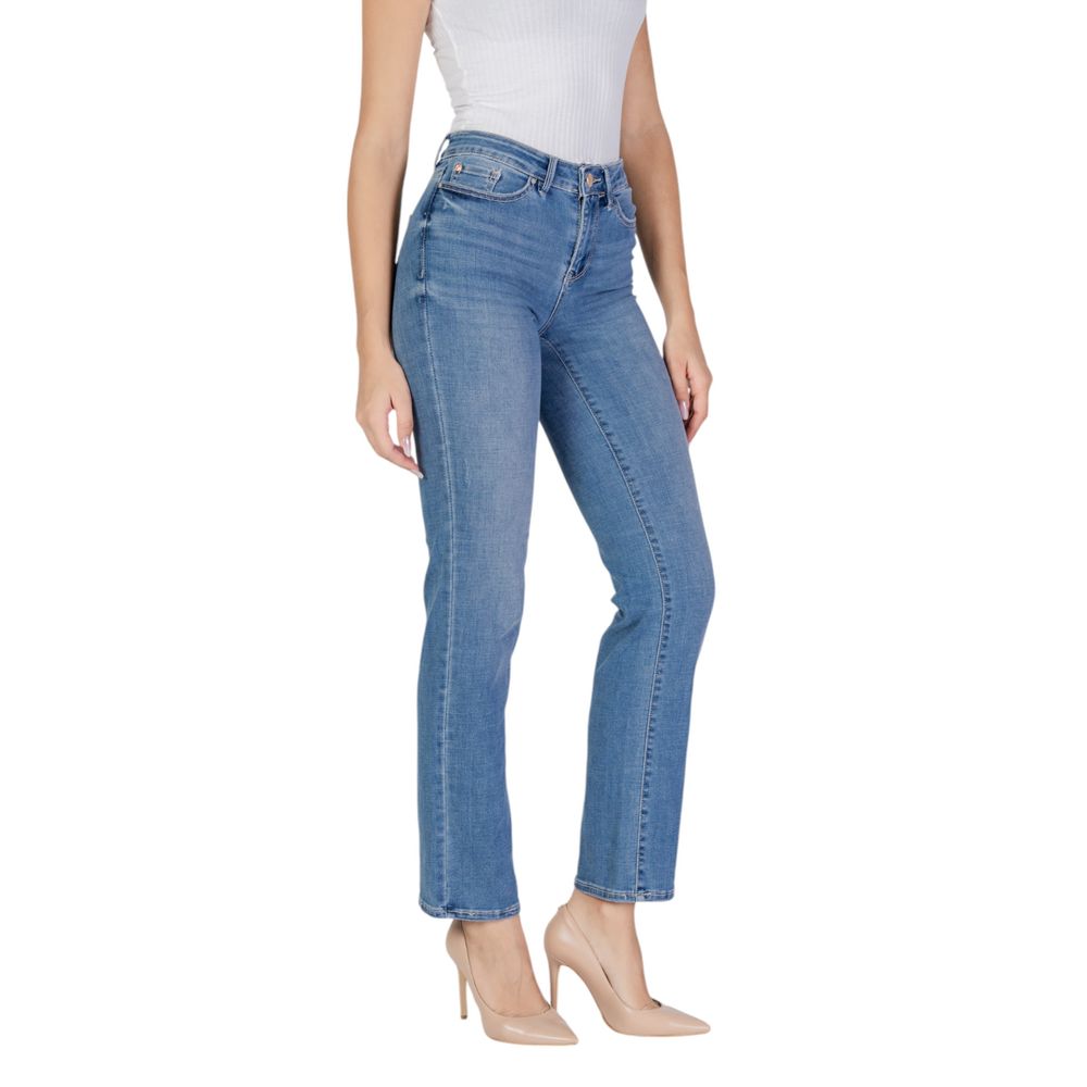 Vero Moda Light Blue Cotton Mom Jeans
