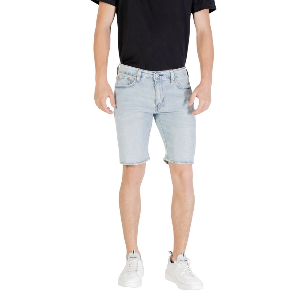 Levi's Light Blue Cotton Bermuda Shorts
