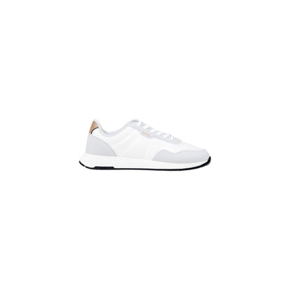 Hugo Boss White Polyester Athletic Sneakers