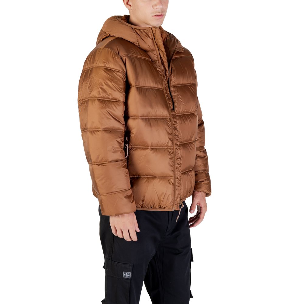 Tommy Hilfiger Jeans Brown Polyamide Coat