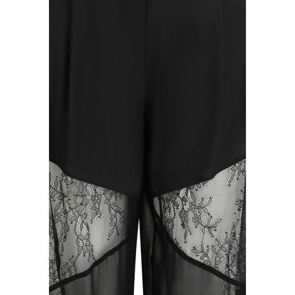 PINKO Black Polyester Casual Pants