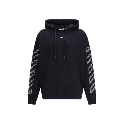 Off-White Black Cotton Sweatshirt