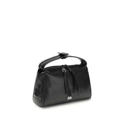Dolce & Gabbana Black Calf Leather Bos Taurus Shoulder Bag