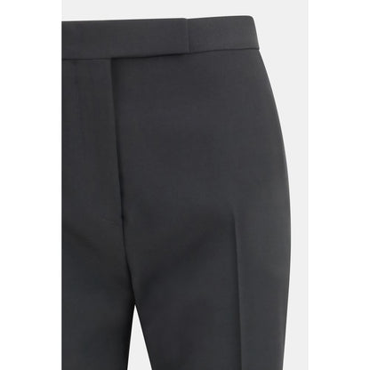 Tom Ford Black Fleece Wool Dress Pants