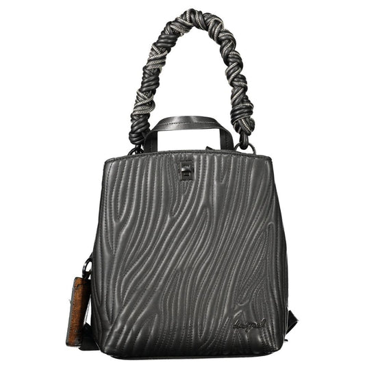 Desigual Black Polyurethane Women Mini Backpack