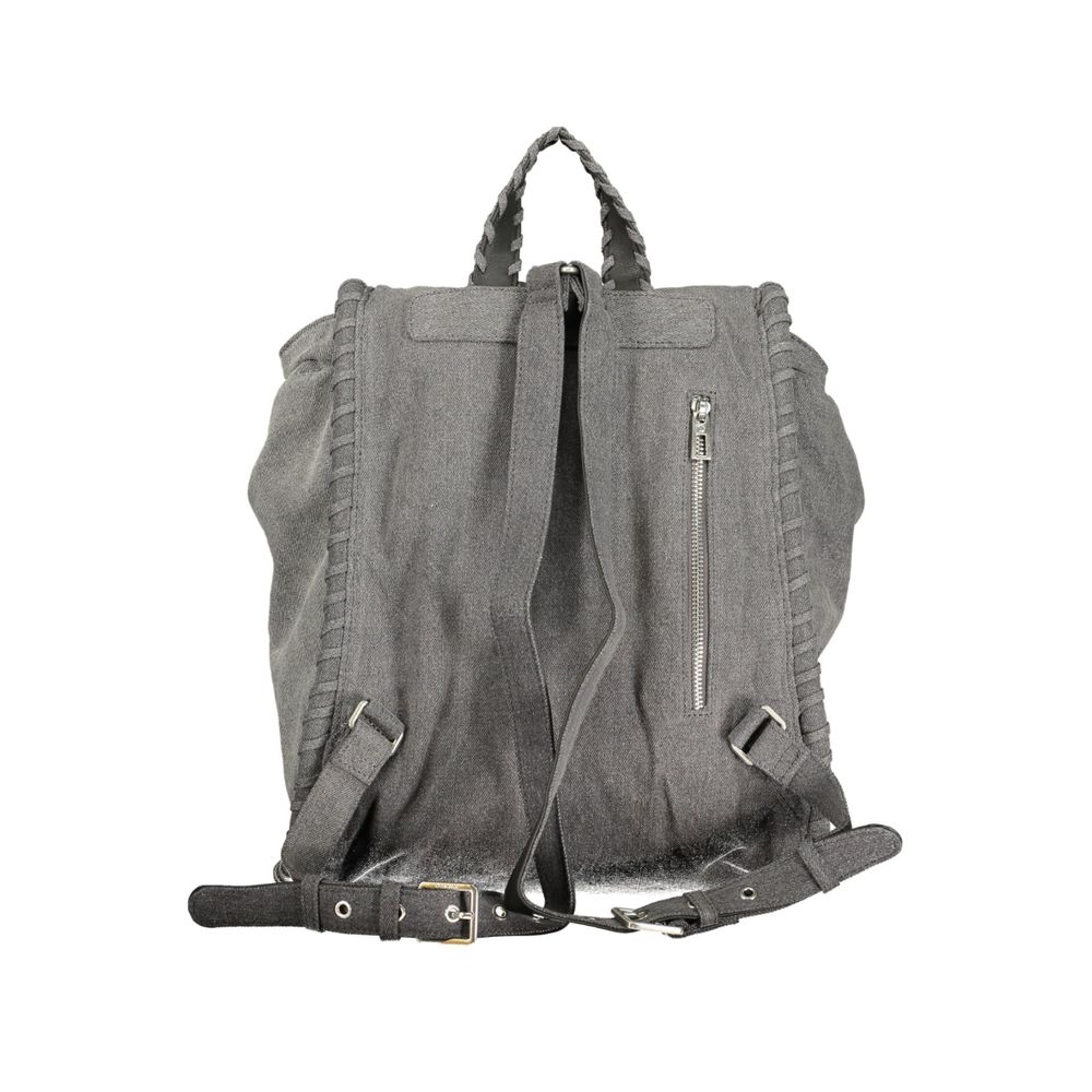 Desigual Gray Cotton Backpack