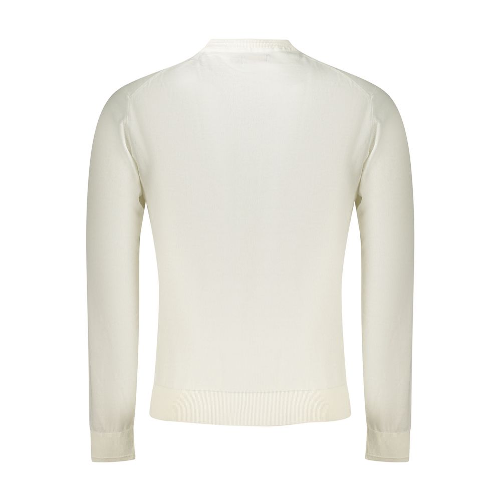Napapijri White Cotton Men's Sweater