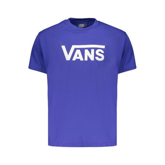 Vans Blu Cotton Men T-Shirt