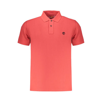 Timberland Red Cotton Men Polo