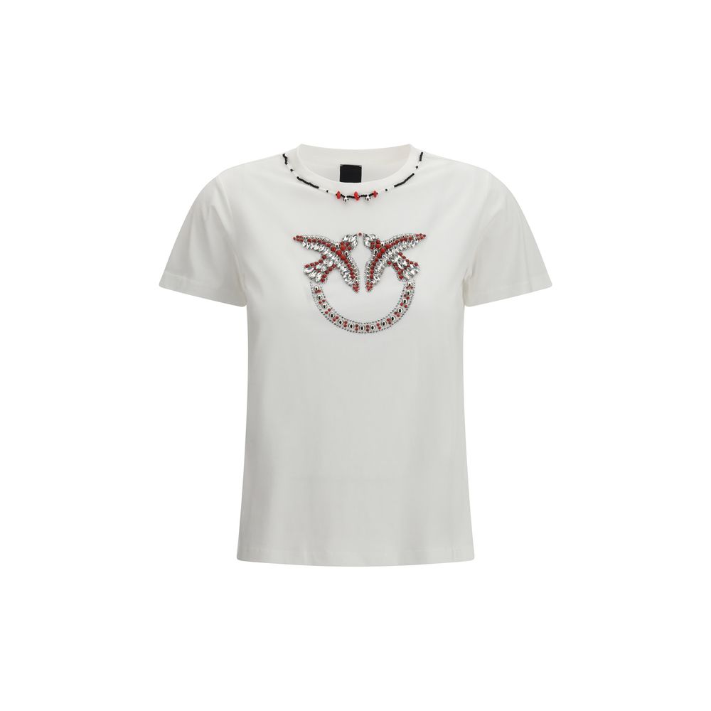 PINKO White Cotton T-Shirt