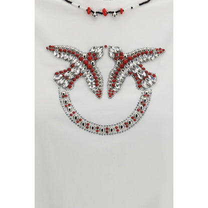 PINKO White Cotton T-Shirt