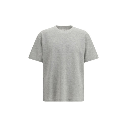 Saint Laurent Gray Cotton T-Shirt