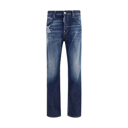 Dsquared² Blue Cotton Jeans Denim
