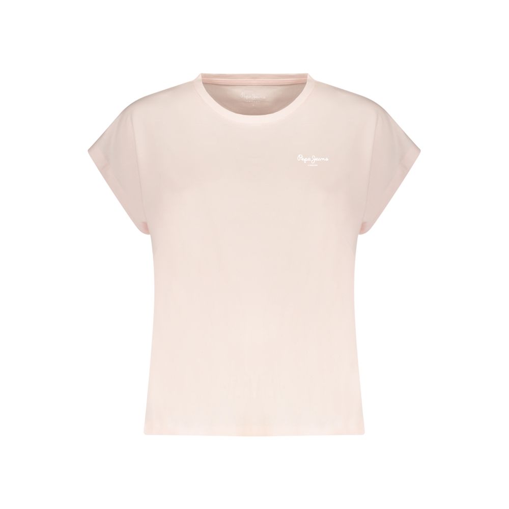 Pepe Jeans Pink Cotton T-Shirt