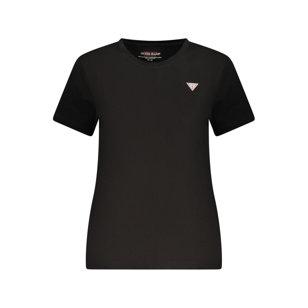 Guess Jeans Black Cotton Women's T-Shirt