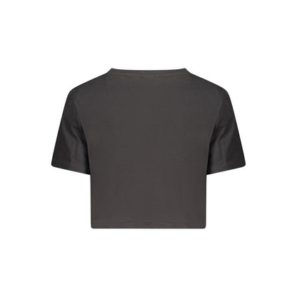 Guess Jeans Black Cotton Women T-Shirt
