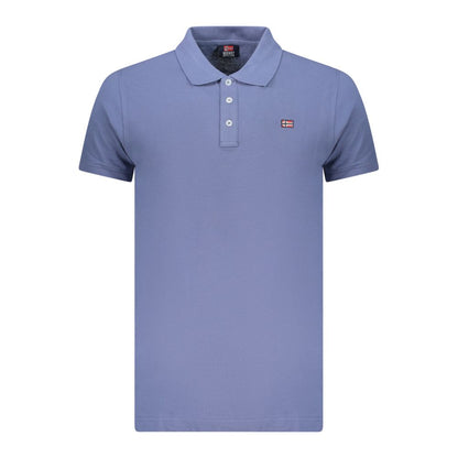 Norway 1963 Blue Cotton Men Polo