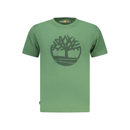 Timberland Verde Cotton Mens T-Shirt