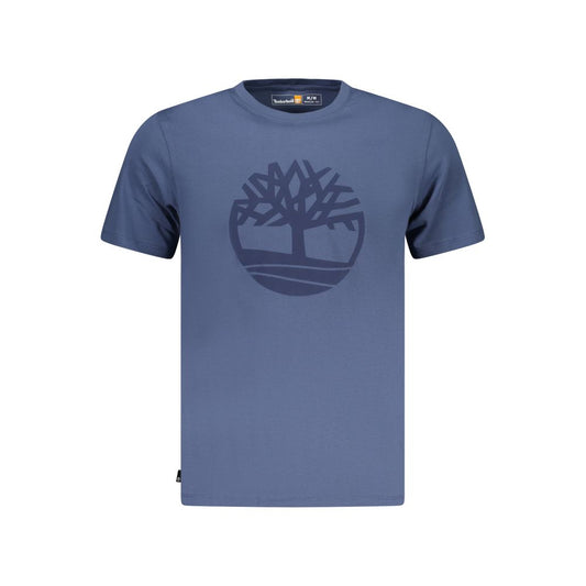 Timberland Blue Cotton Men's T-Shirt