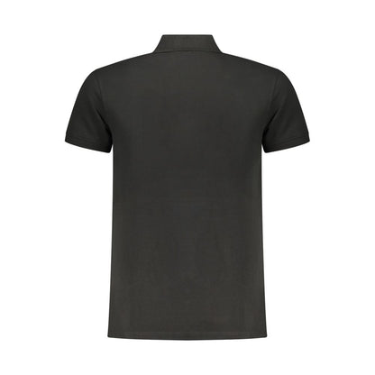 Iceberg Black Cotton Men Polo Shirt
