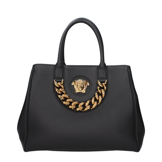 Versace Black Leather Handbag