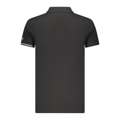Iceberg Black Cotton Men Polo Shirt