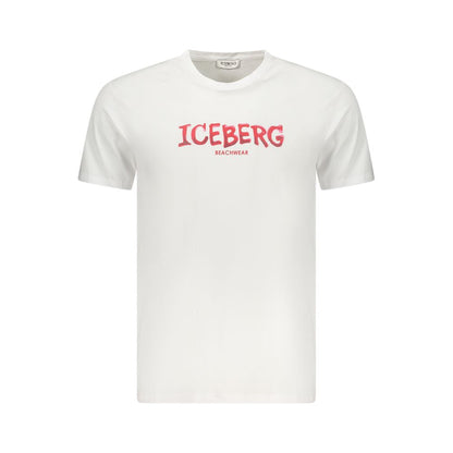 Iceberg White Cotton T-Shirt