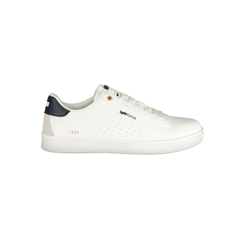 Gas Bianco Polyurethane Men Sneaker