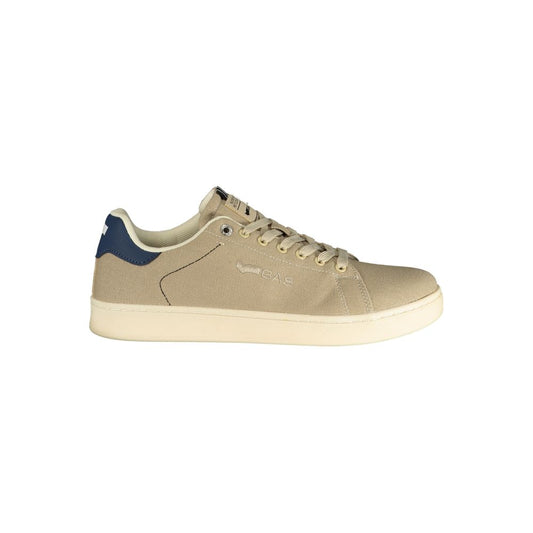 Gas Beige Polyester Athletic Sneakers