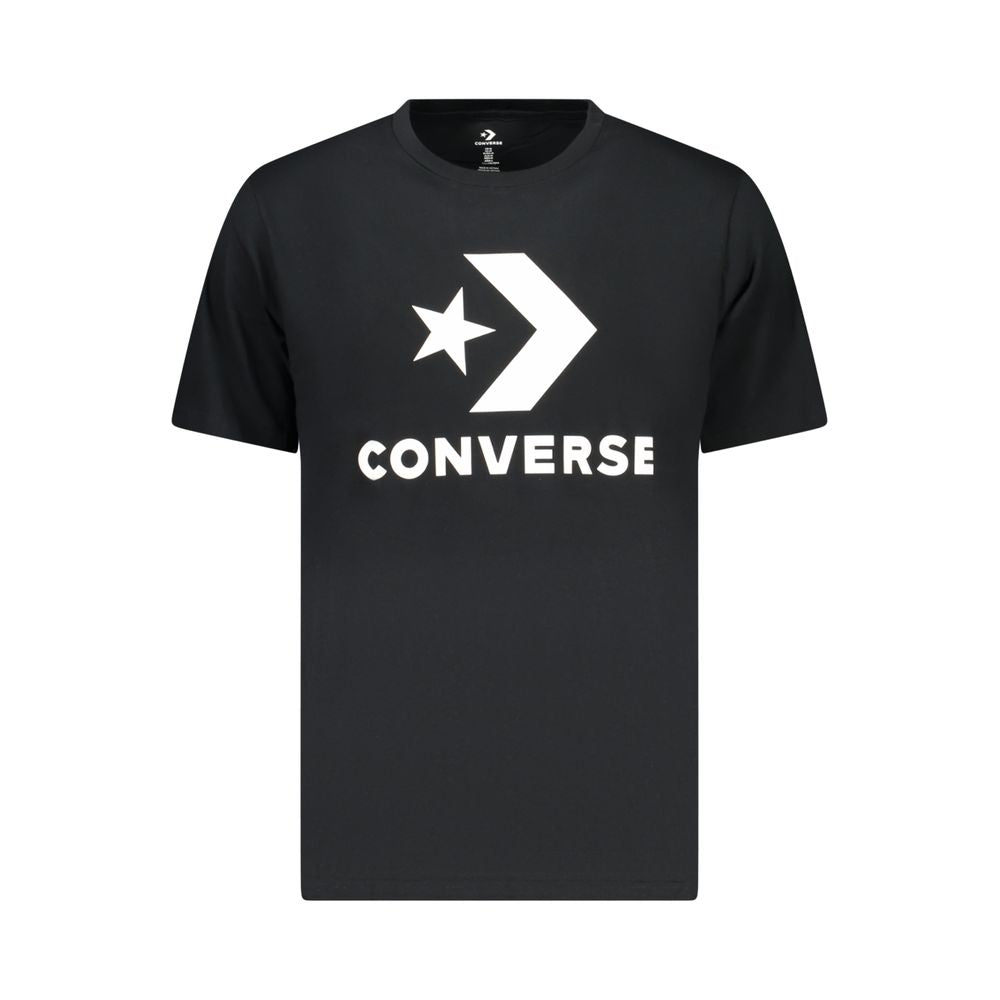 Converse Black Cotton Men's T-Shirt