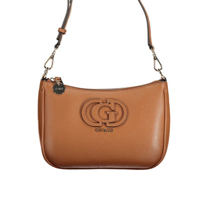 Guess Jeans Marrone Polyurethane Women Handbag