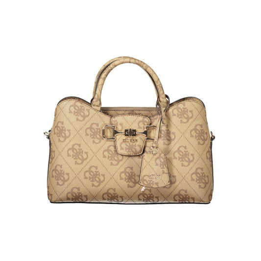 Guess Jeans Beige Polyethylene Handbag