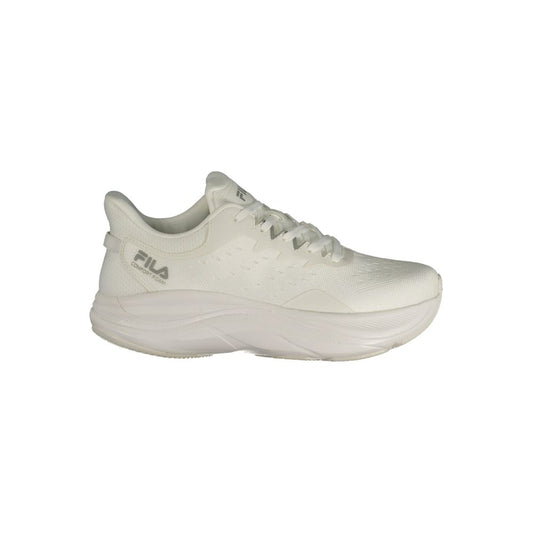 Fila White Polyester Athletic Sneakers