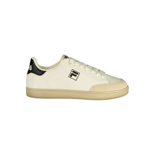 Fila White Polyester Low Top Sneakers