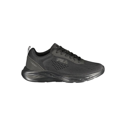 Fila Black Polyester Athletic Sneakers