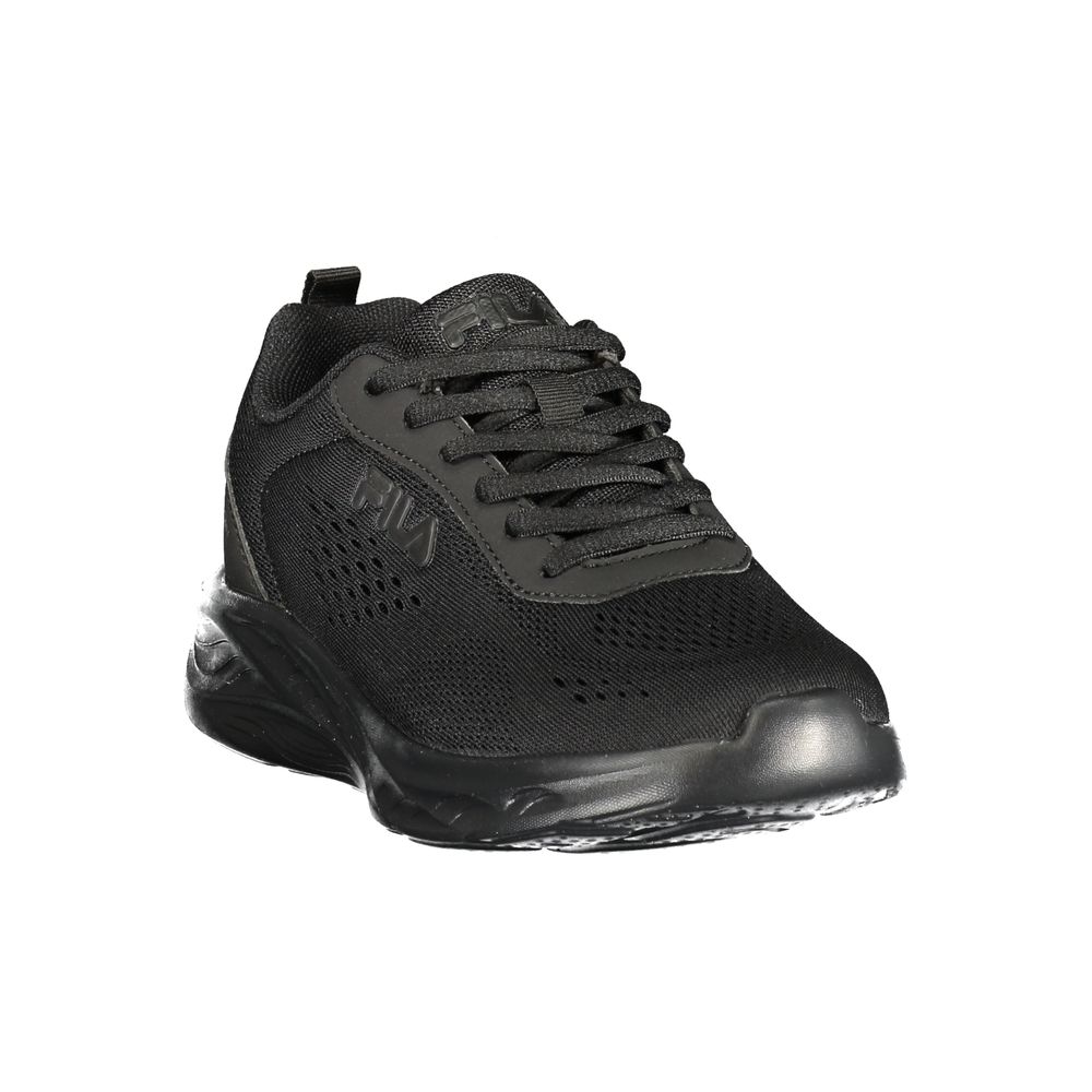 Fila Black Polyester Athletic Sneakers