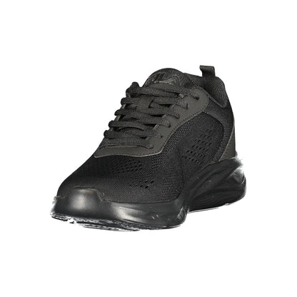 Fila Black Polyester Athletic Sneakers