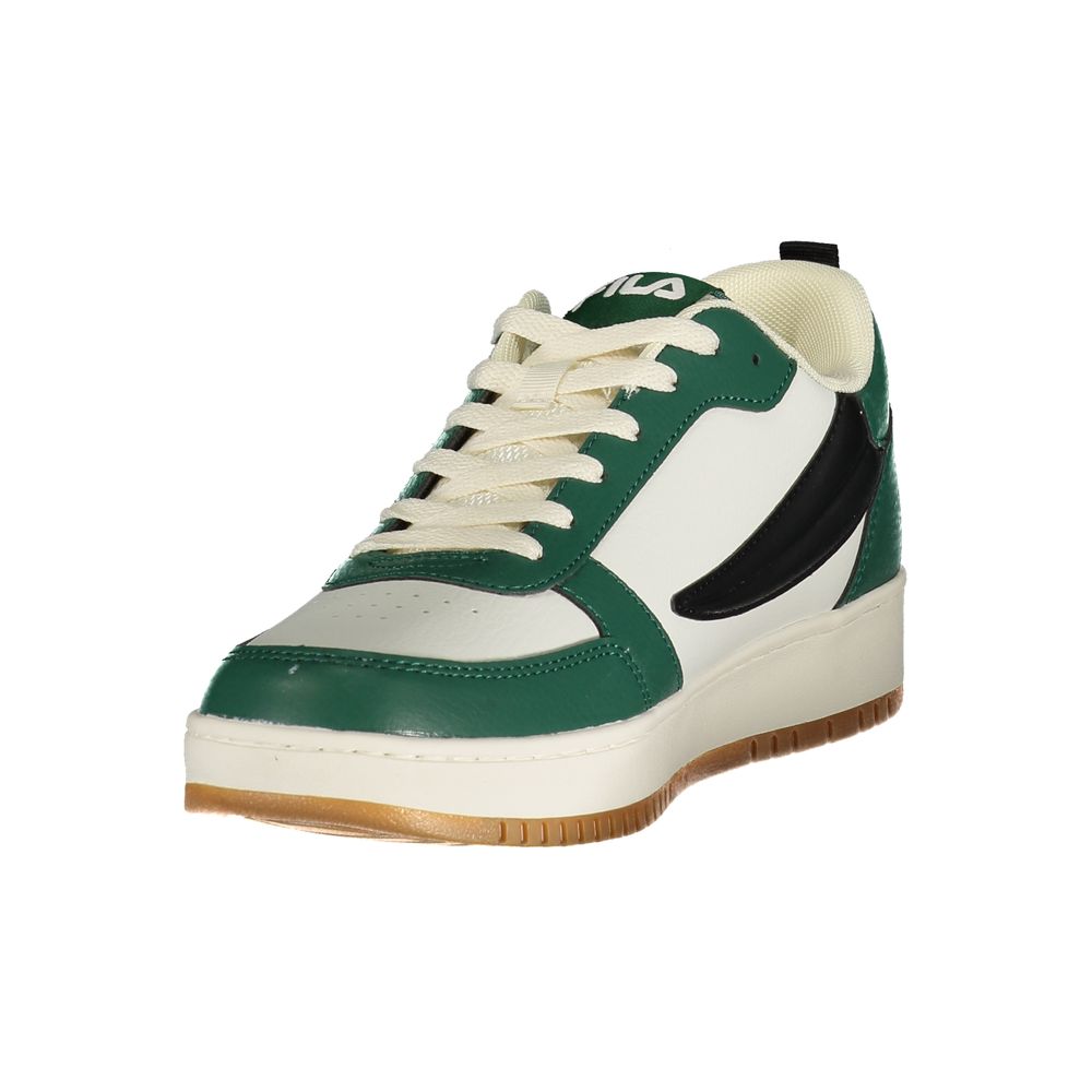 Fila White Polyester Athletic Sneakers