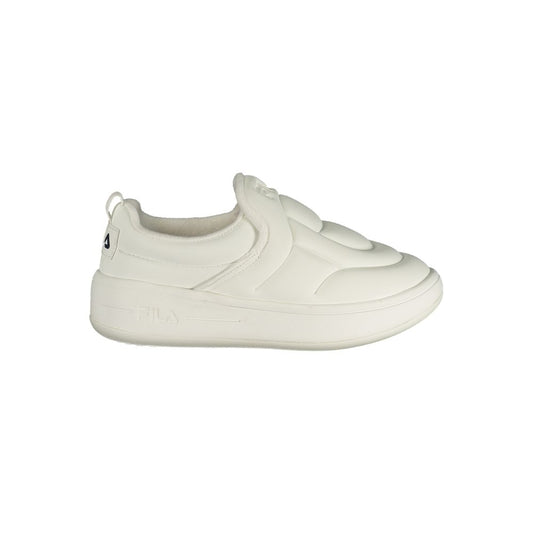 Fila White Polyester Athletic Sneakers