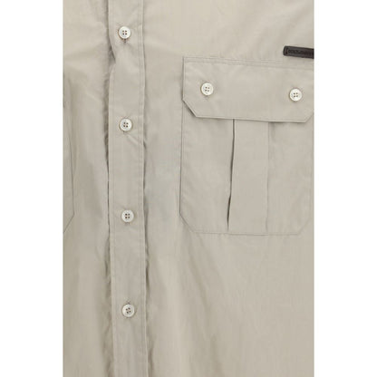Dolce & Gabbana Beige Cotton Dress Shirt
