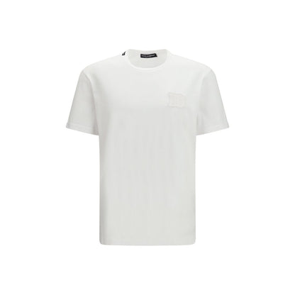 Dolce & Gabbana White Cotton T-Shirt