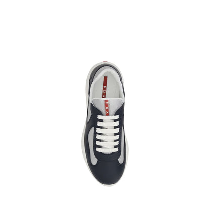 Prada Blue Polyamide Athletic Sneakers
